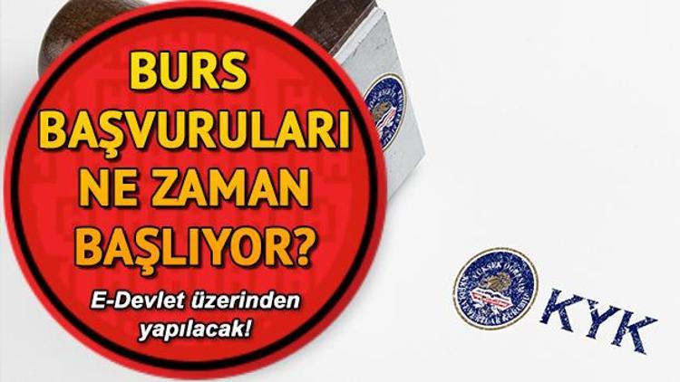 KYK 2019 burs başvurusu ne zaman başlayacak