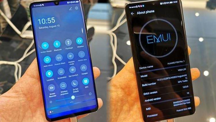 Huawei telefonların yeni işletim sistemi EMUI 10 nasıl görünüyor