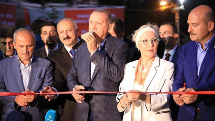 Erdoğan, Araklı ilçesindeki bir restoranın açılışını gerçekleştirdi