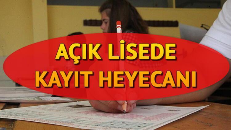 2019-2020 AÖL kayıtları ne zaman bitecek Açık lise kayıt yenileme ve ilk kayıt süreci devam ediyor