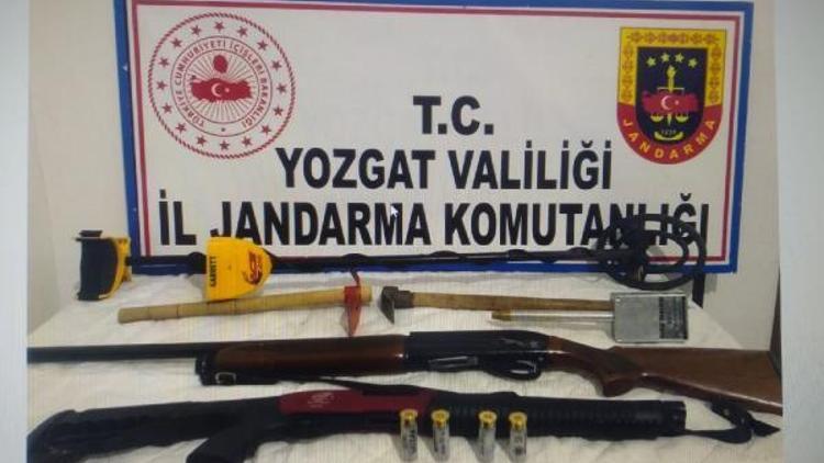 Yozgatta kaçak kazıya 2 gözaltı