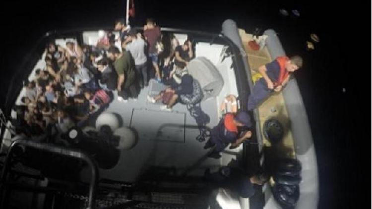 Bodrum açıklarında 35 kaçak göçmen yakalandı