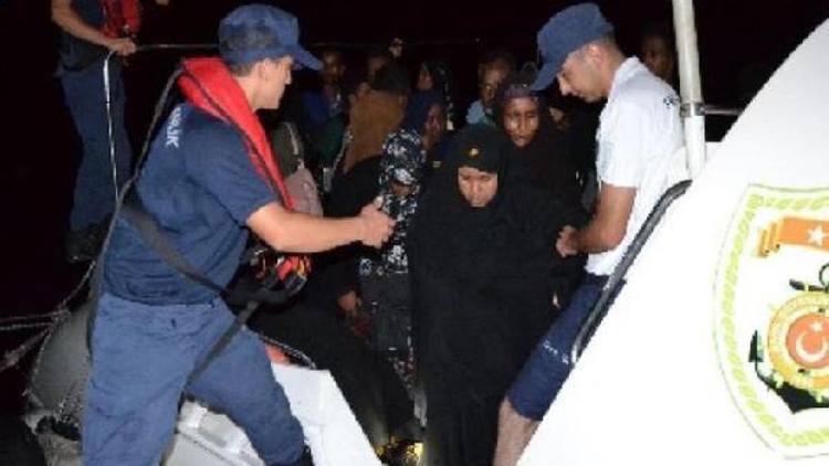 Karaburunda 39 kaçak göçmen yakalandı