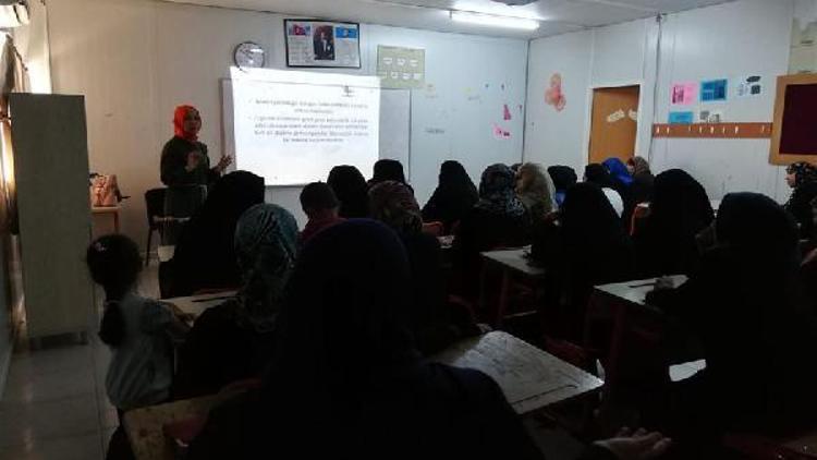 Suriyeli kadınlara ‘Üreme Sağlığı ve Sağlıklı Annelik’ eğitimi verildi