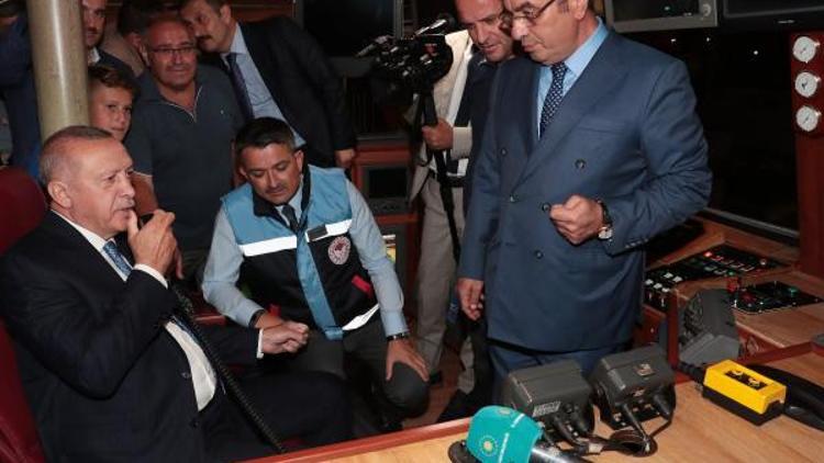Cumhurbaşkanı Erdoğan telsizden balıkçılara seslendi