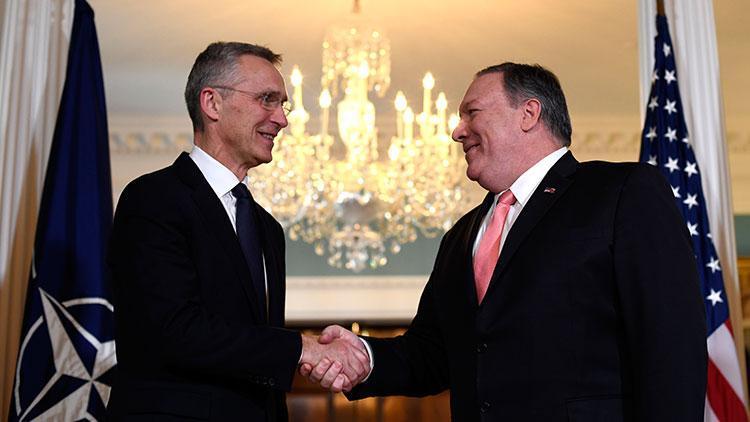 Pompeo ile Stoltenberg bir araya geldi