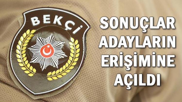 Bekçilik sınav sonuçları EGM tarafından açıklandı - 2019/2. Dönem sınav sonuçları sorgulama