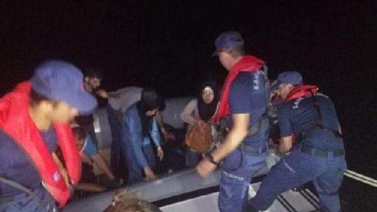 Didim açıklarında 25 kaçak göçmen yakalandı