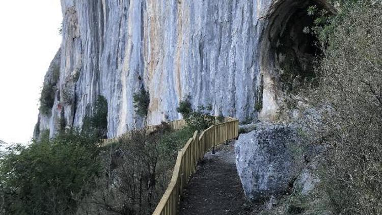 Küre Dağlarındaki mağara turizme kazandırıldı