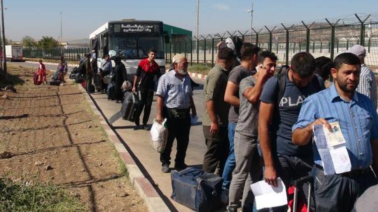 Bayramı ülkesinde geçiren 37 bin Suriyeli, Türkiyeye döndü