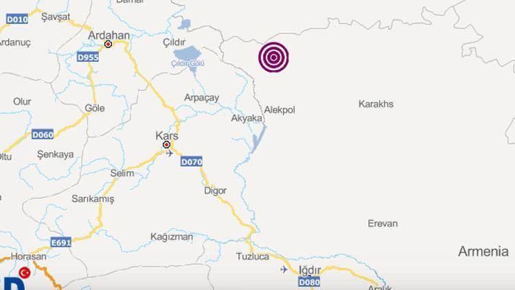 Türkiye sınırında peş peşe depremler