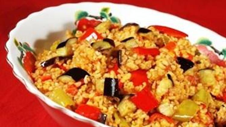 Kurutulmuş sebzeli bulgur pilavı