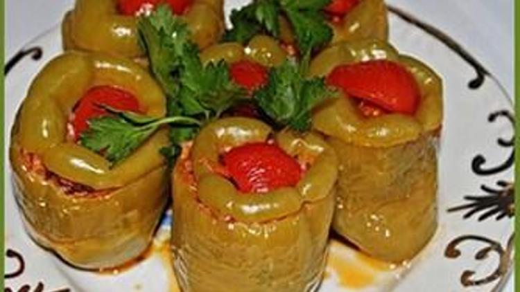 Zeytinyağlı etli dolma