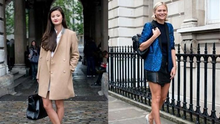 Londra Moda Haftası'ndan sokak stilleri