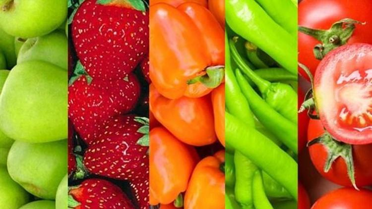 Sebze Ve Meyvelerin Renk Kodları