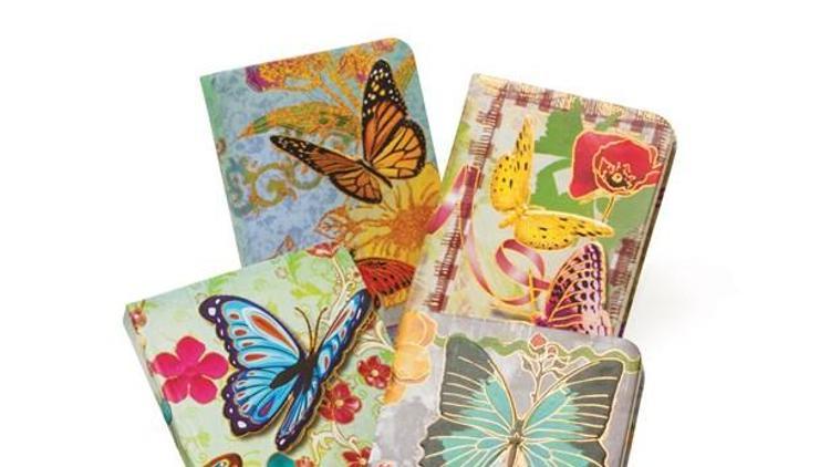 Keskin Color'dan Kelebek Desenli Bloknot Koleksiyonu