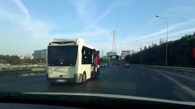 Yenibosnada tehlikeli yolculuk Ölüme davetiye çıkardılar