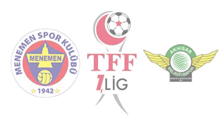 TFF 1. Ligde Ege Derbisi Menemespor ile Akhisarspor...