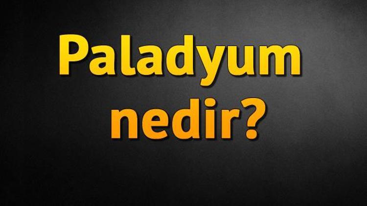 Paladyum nedir