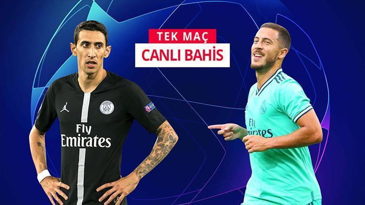 PSG - Real Madrid maçına CANLI BAHİS fırsatı Maç öncesi öne çıkan ise...