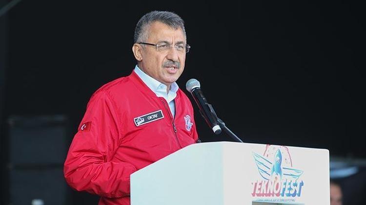 Cumhurbaşkanı Yardımcısı Fuat Oktay Teknofest İstanbulun kapanış töreninde konuştu