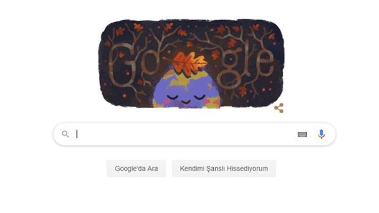 Googledan 23 Eylül Sonbahar Ekinoksuna özel doodle Sonbahar Ekinoksu nedir