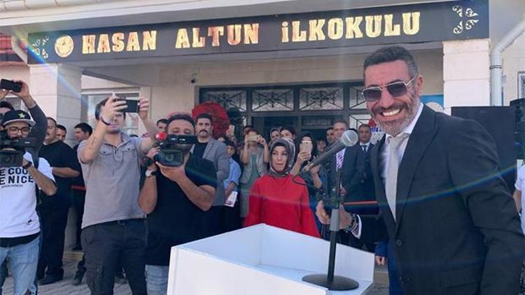 Hakan Altun babasının adına okul yaptırdı