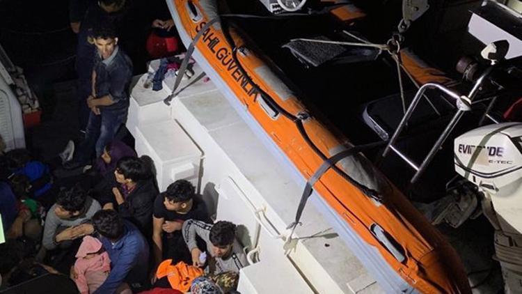 Datça’da 37 düzensiz göçmen yakalandı