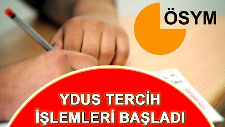 YDUS (Çocuk Sağlığı ve Hastalıkları) tercihleri başladı ÖSYM YDUS tercih sayfası