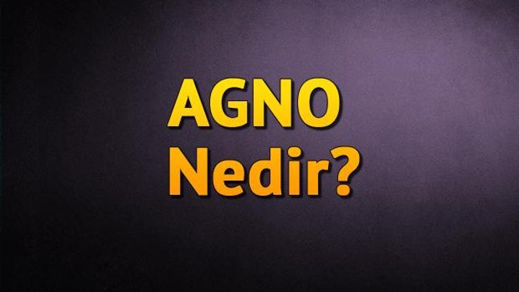 AGNO nedir