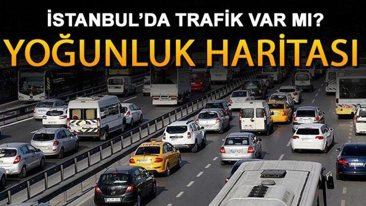 İstanbulda trafik var mı İşte deprem sonrası yol durumunda trafik yoğunluğu