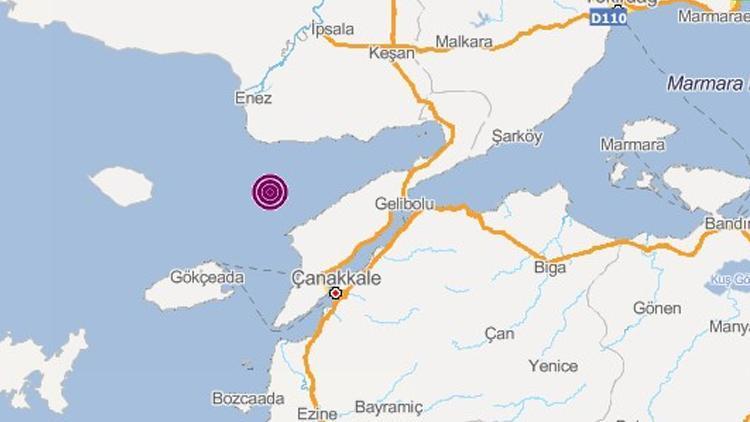 Son dakika: Ege Denizinde 3.9 büyüklüğünde deprem