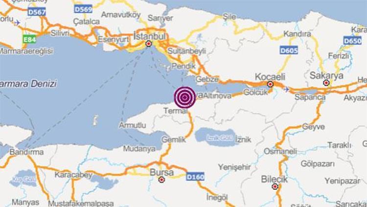 Son dakika... Marmarada deprem