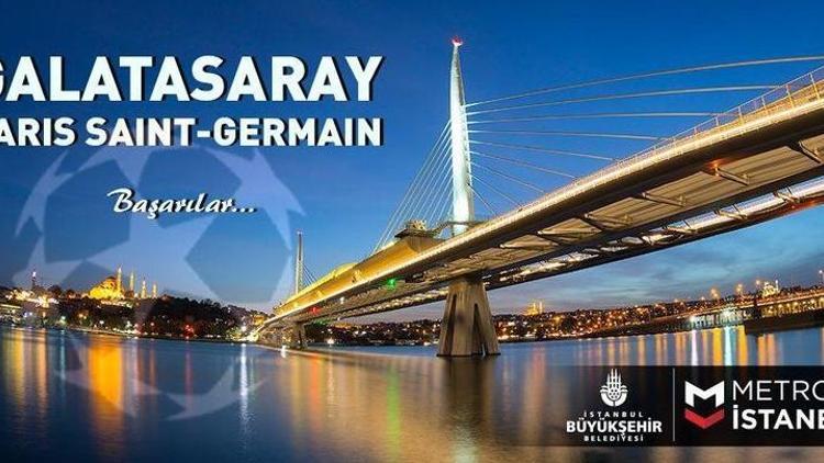 Galatasaray-PSG maçı için metro seferleri uzatıldı
