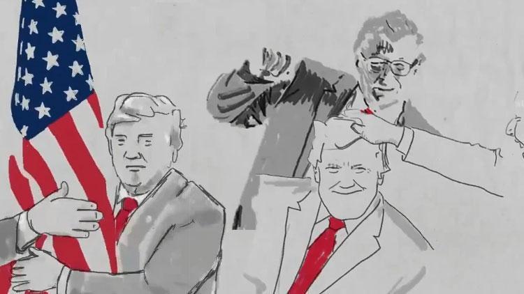 ABD Başkanı Trumpın seçim kampanyası videosu olay yarattı