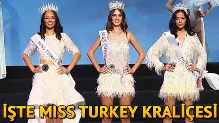 Miss Turkey 2019da kim birinci oldu İşte Miss Turkey birinci ikinci ve üçüncüsü