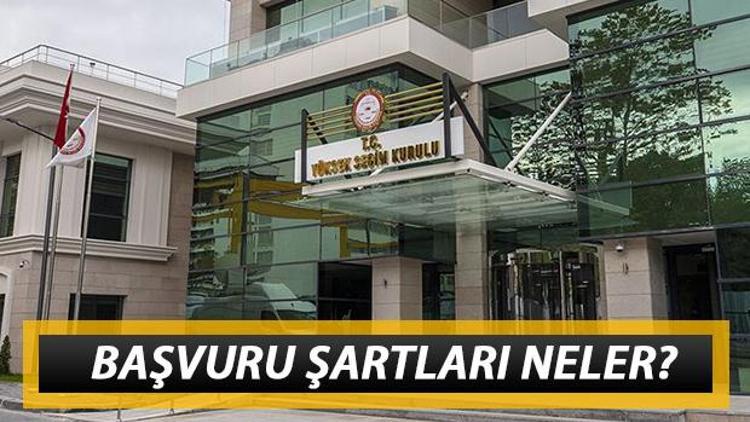 Yüksek Seçim Kurulu (YSK) personel istihdam edecek | Başvuru şartları neler