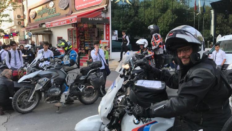 9 ülke gezen Fransız motosikletçiler Türkiye’ye hayran kaldı