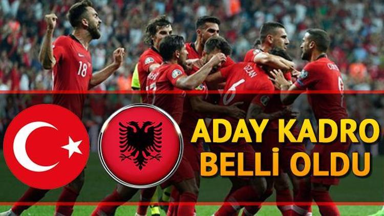 Türkiye Arnavutluk milli maçı ne zaman Şenol Güneş Milli Takımın aday kadrosunu açıkladı