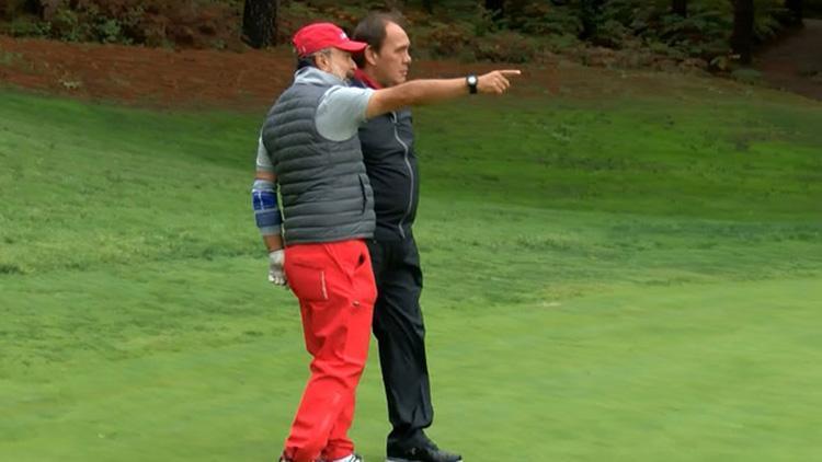 Erdoğan Demirören Golf Turnuvasında heyecan sürüyor