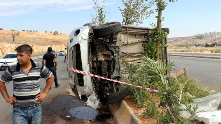 Gaziantepte piknik yolunda kaza: 5i çocuk 10 yaralı