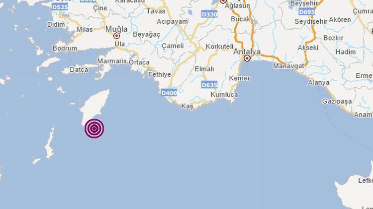 Son dakika... Akdenizde 4,3 büyüklüğünde deprem