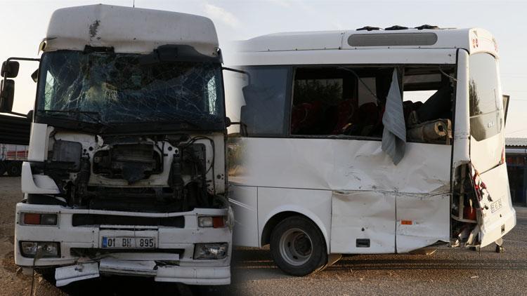 Son dakika... Jandarmayı taşıyan midibüsle TIR çarpıştı Uzman çavuştan kahreden haber