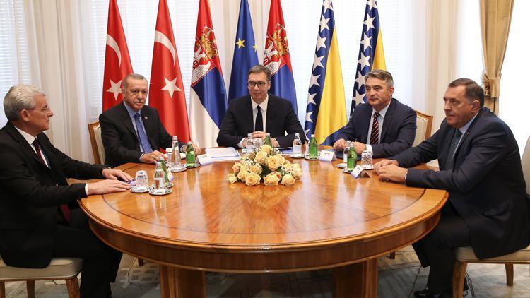 Cumhurbaşkanı Erdoğan, Türkiye-Sırbistan-Bosna Hersek Üçlü Zirve Toplantısı’na katıldı