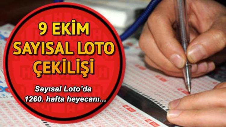 Sayısal Loto 6. kez devretti, ikramiye 11 milyona yaklaştı 9 Ekim MPİ Sayısal Loto çekiliş sonuçları