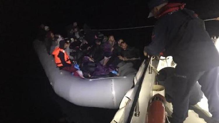 Didim açıklarında 40 kaçak göçmen yakalandı