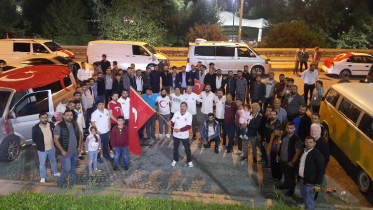 Kağıthanede Barış Pınarı Harekatına konvoylu destek