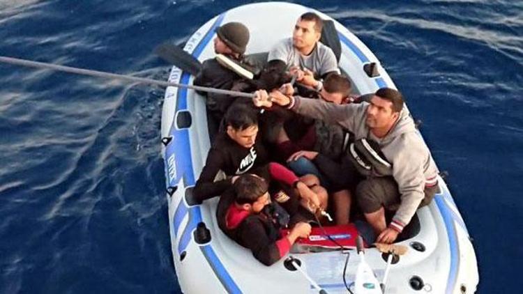 Bodrum açıklarında 18 kaçak göçmen yakalandı