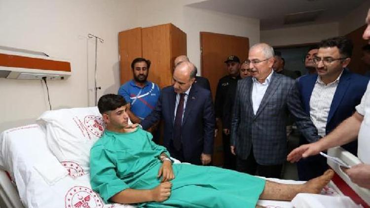 Emniyet Genel Müdürü Aktaş, Mardinde yaralıları ziyaret etti