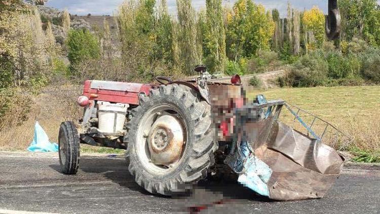 Kamyon çarpan traktördeki aynı aileden 3 kişi öldü